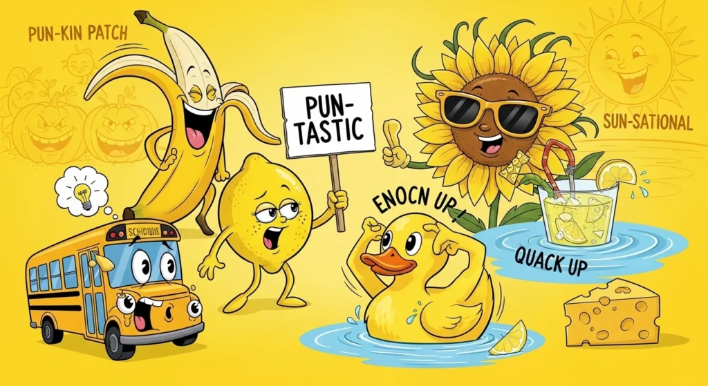 yellow color puns