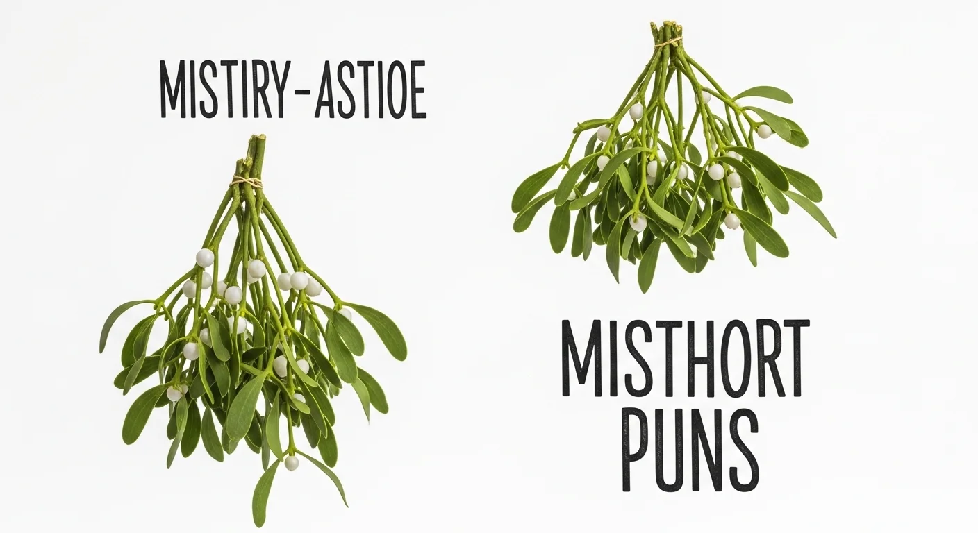mistletoe puns