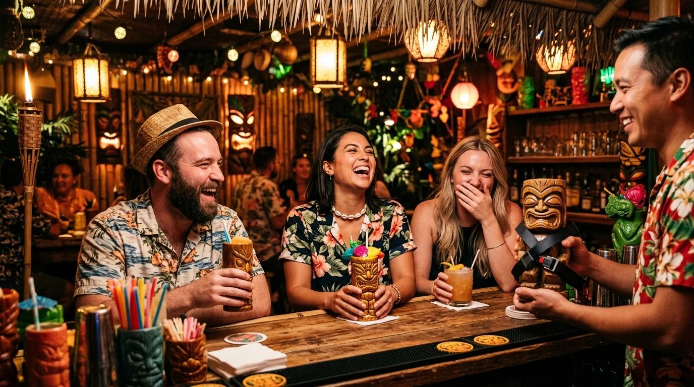 Tiki Puns Captions