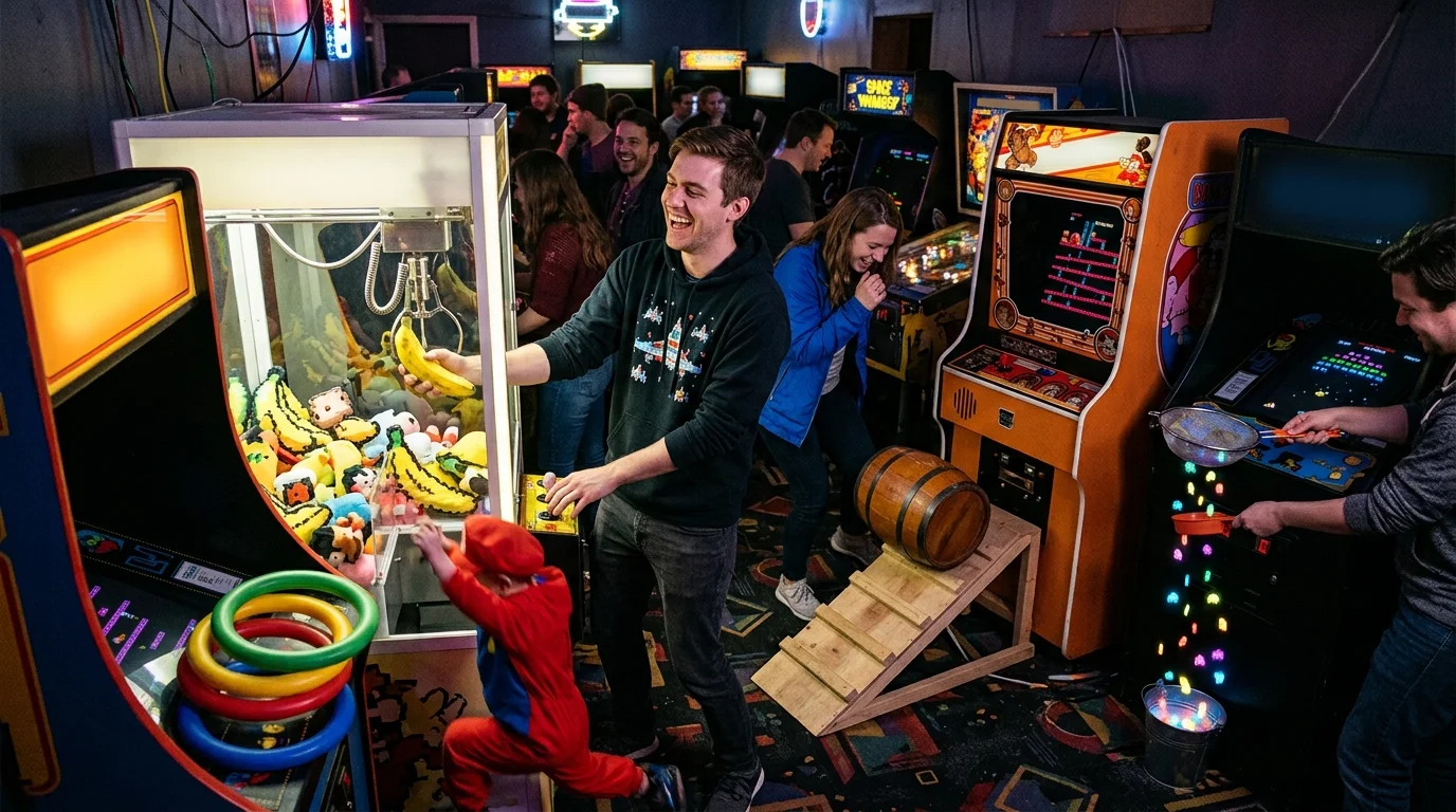 Arcade Game Puns Captions