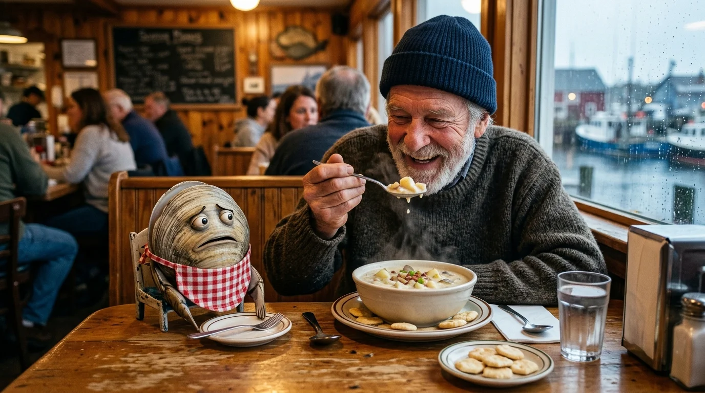 clam chowder puns